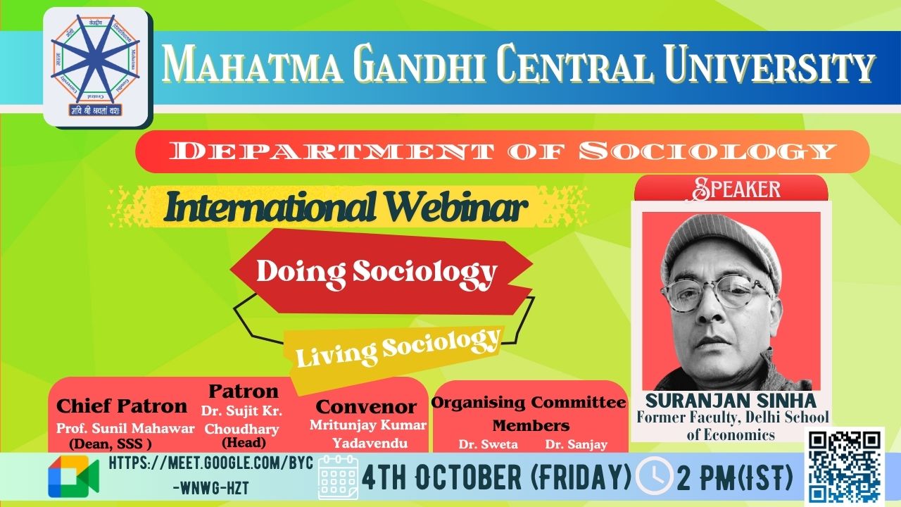 One day international webinar "Doing Sociology; Living Sociology" 